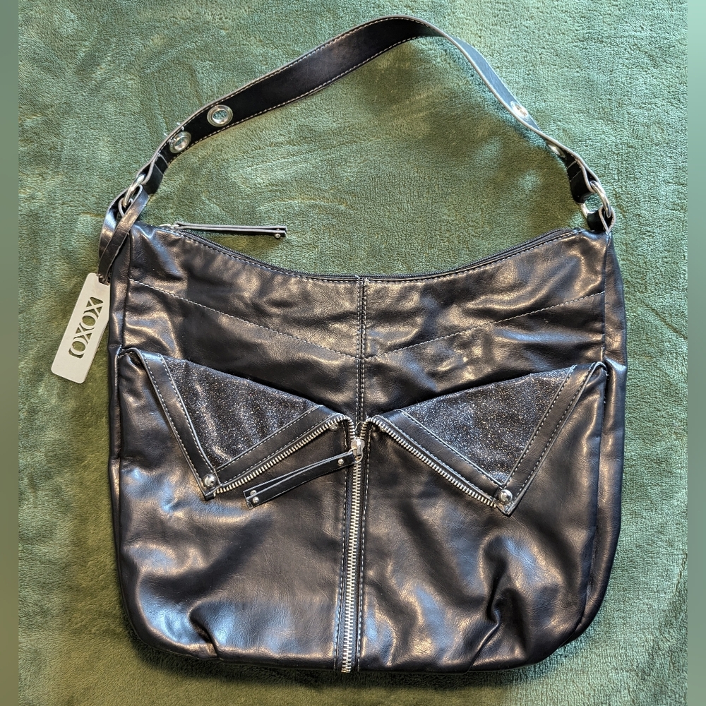 XOXO Black Shoulder Bag